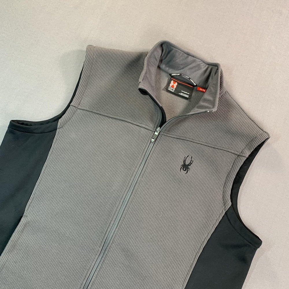 Spyder Constant Mid Weight Core Sweater Men‎ XXL Vest Full Zip Ski Lined Fleece